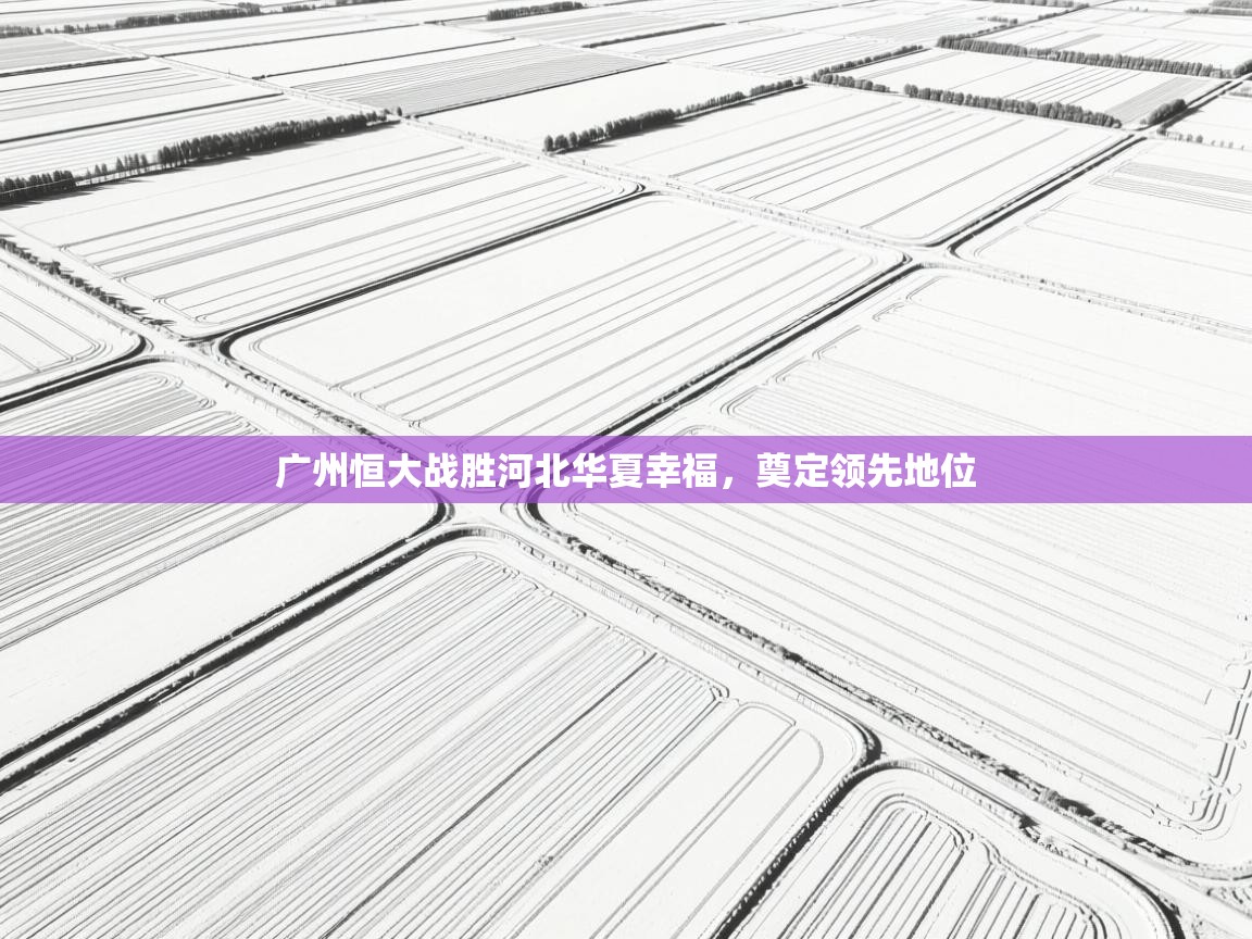 广州恒大战胜河北华夏幸福，奠定领先地位  第2张