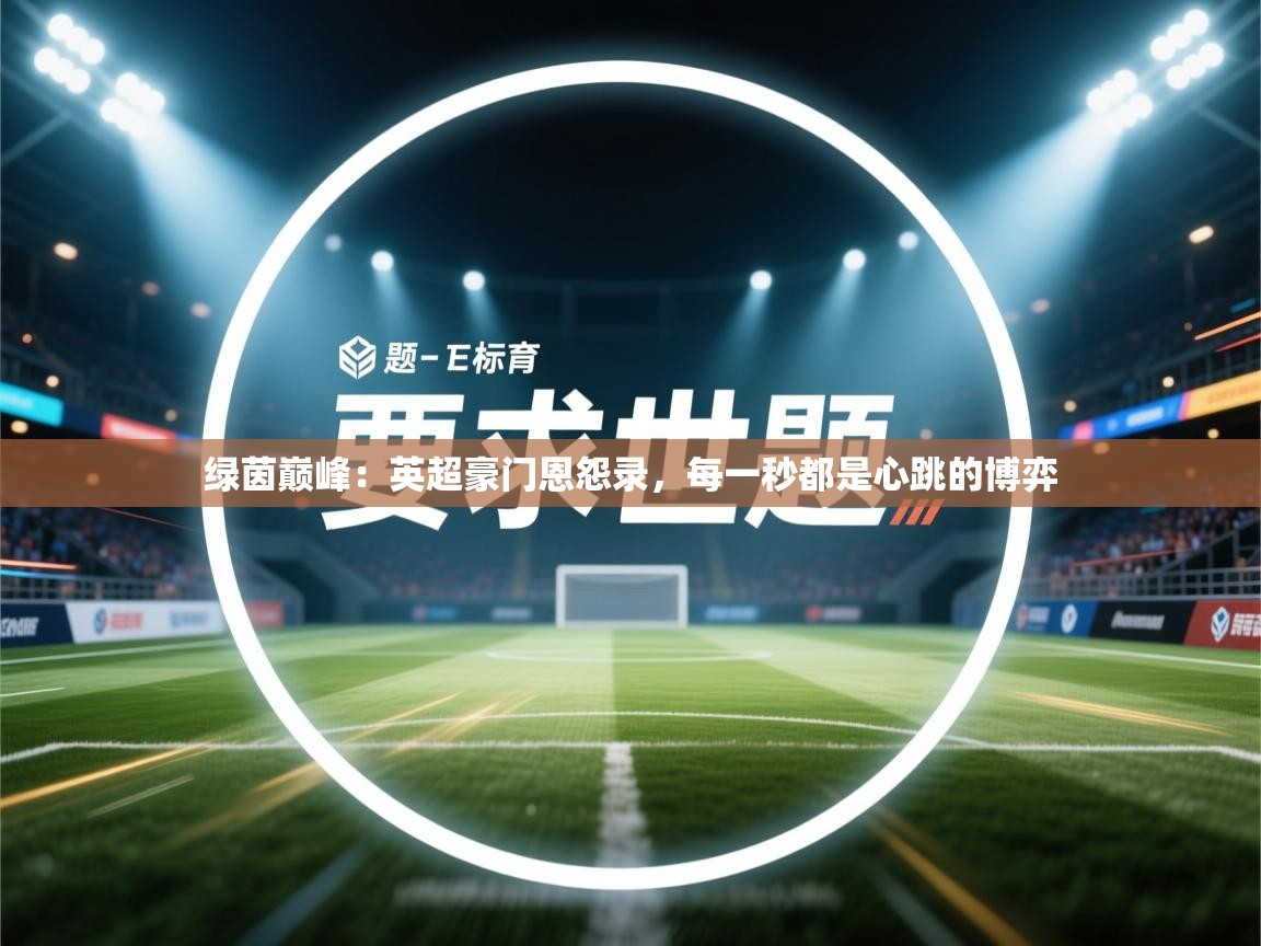 绿茵巅峰：英超豪门恩怨录，每一秒都是心跳的博弈  第1张