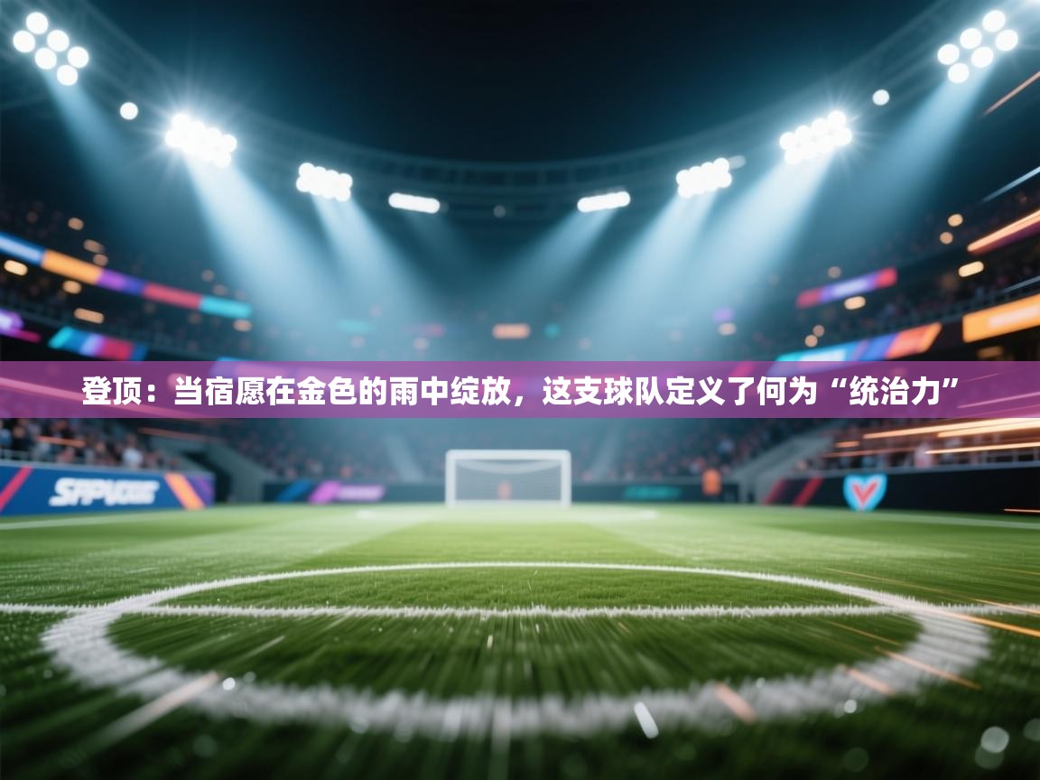 登顶：当宿愿在金色的雨中绽放，这支球队定义了何为“统治力”  第2张